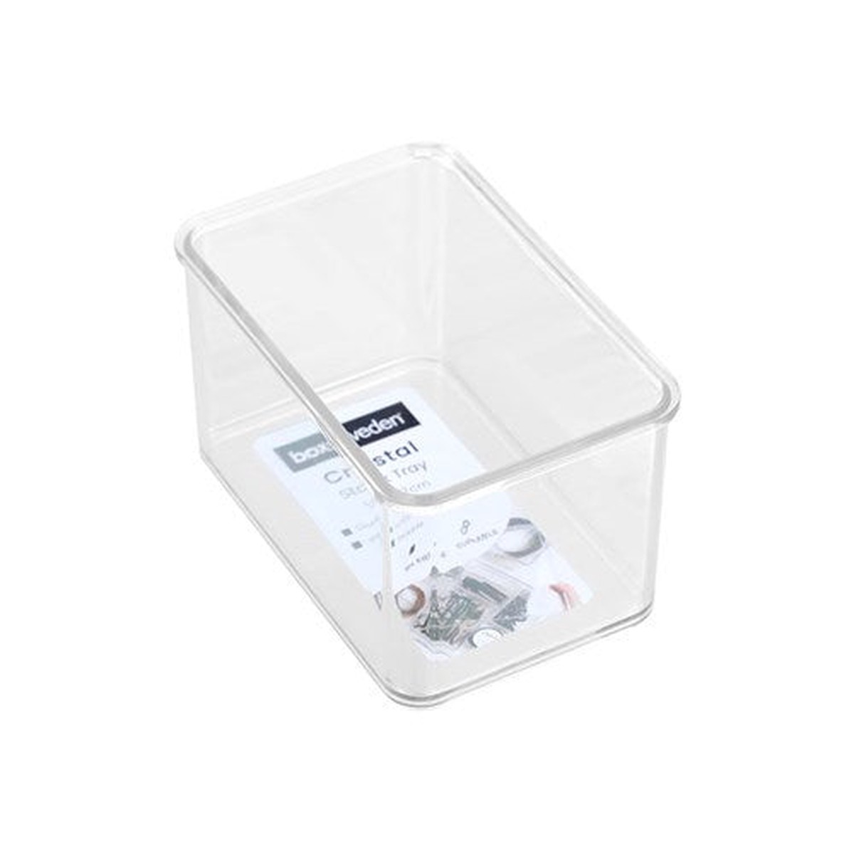 BOXSWEDEN CRYSTAL STACK TRAY 12X8X7CM