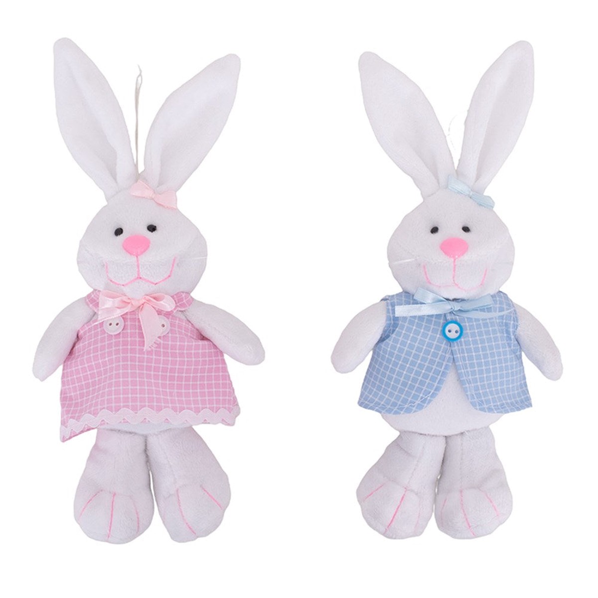 FLUFFY BUNNIES 2 ASSORTED 25CM