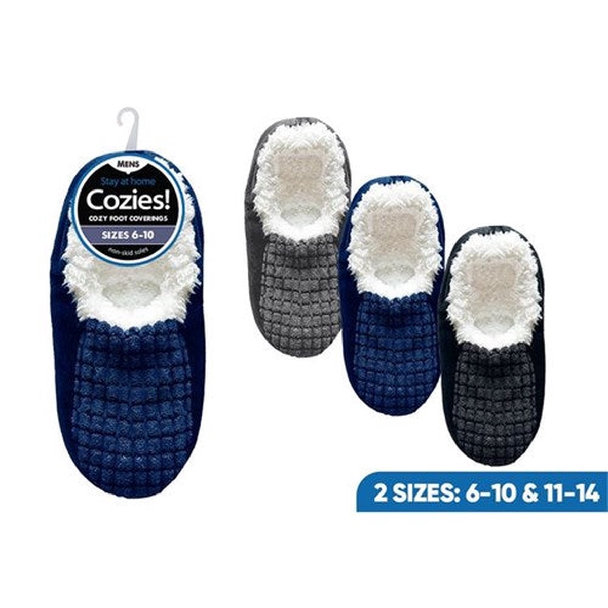 Men's Sherpa Slipper CheckSer13Assorted