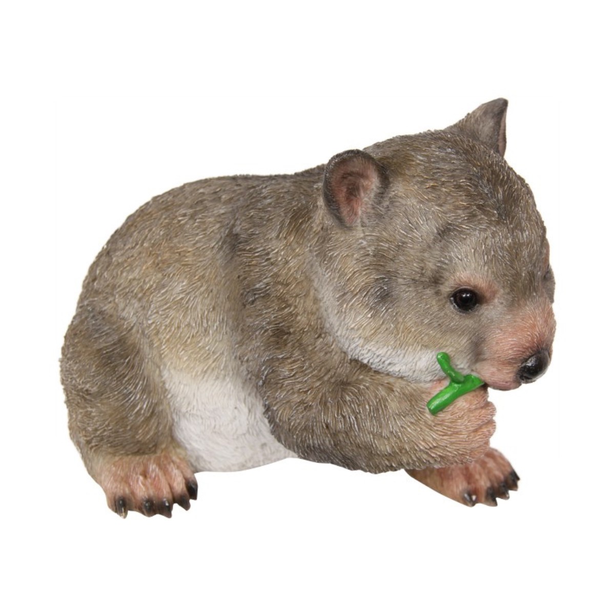 Wombat Eating Leaves 29cm