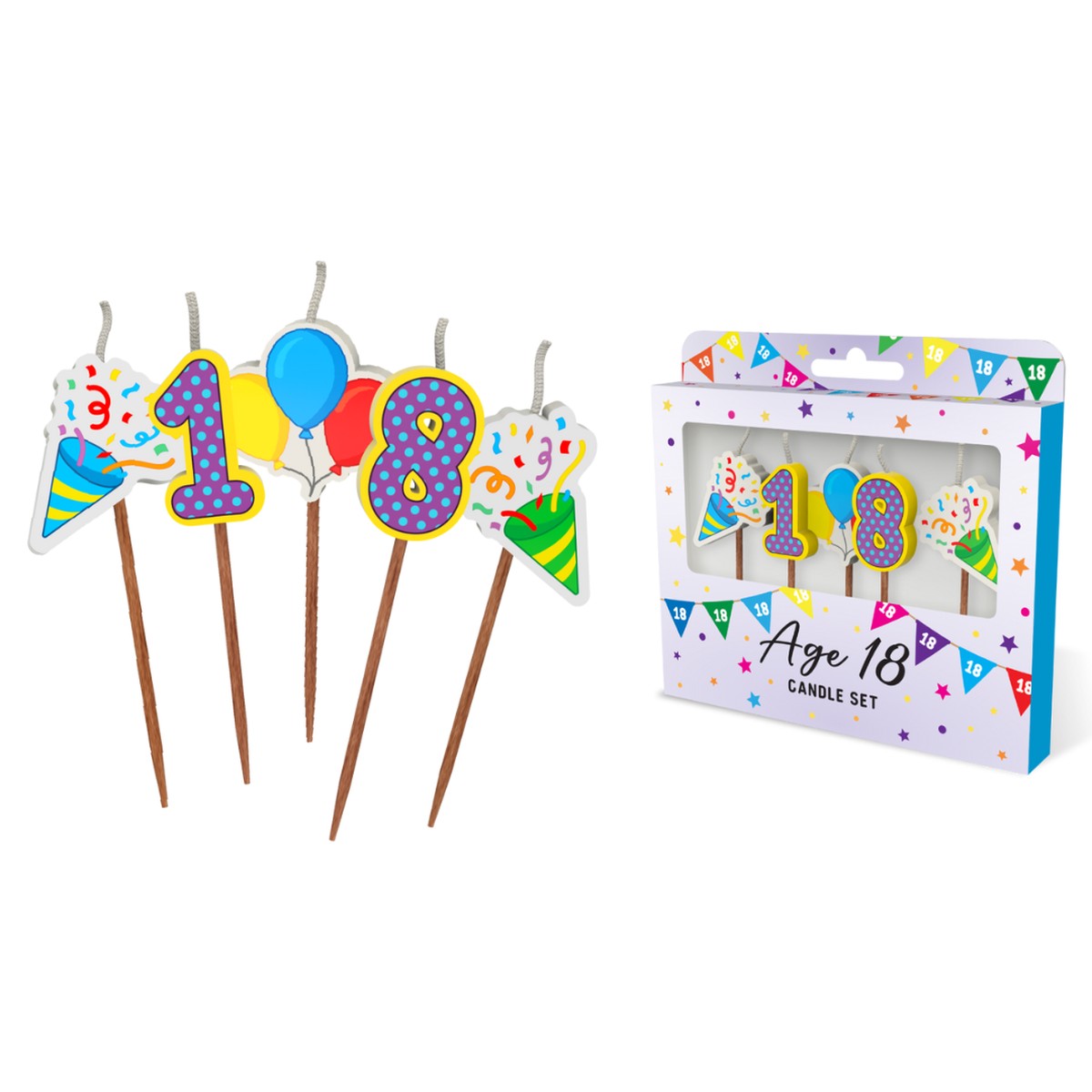 18 Novelty Candle Pack