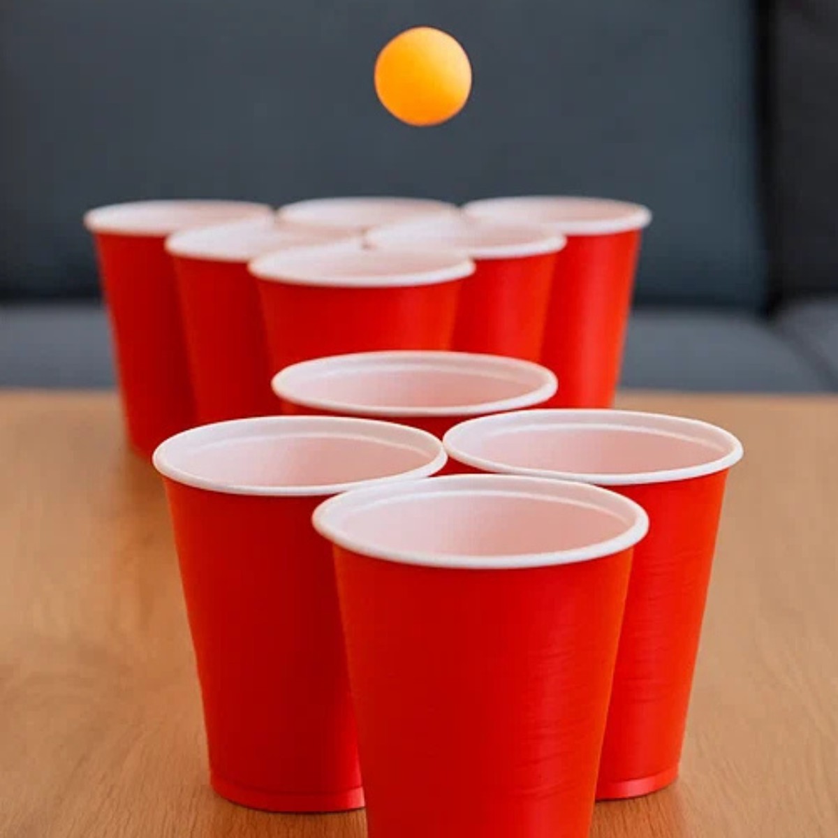 Beer Pong Drinking Game Set