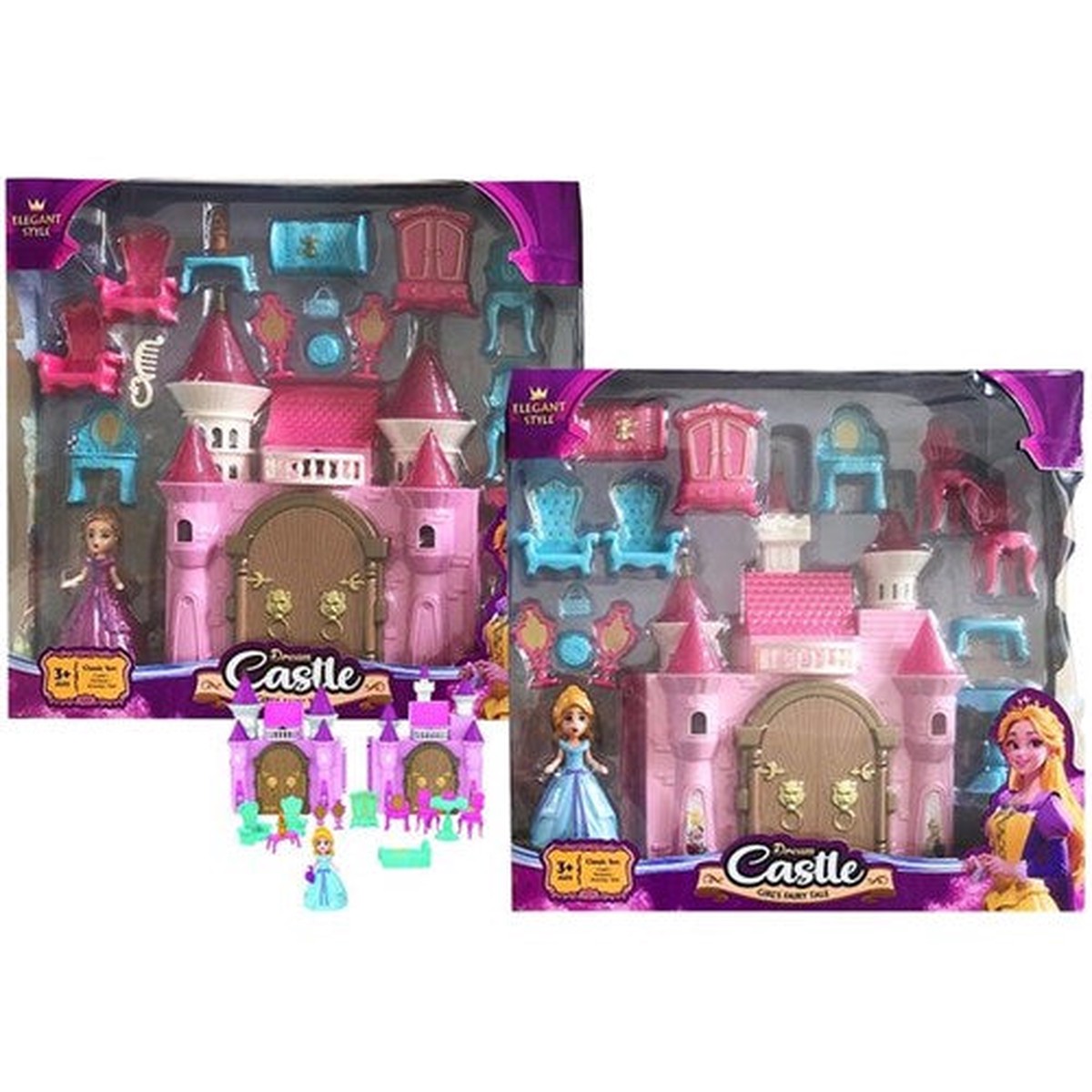 15-17pce Princess with Castle Set