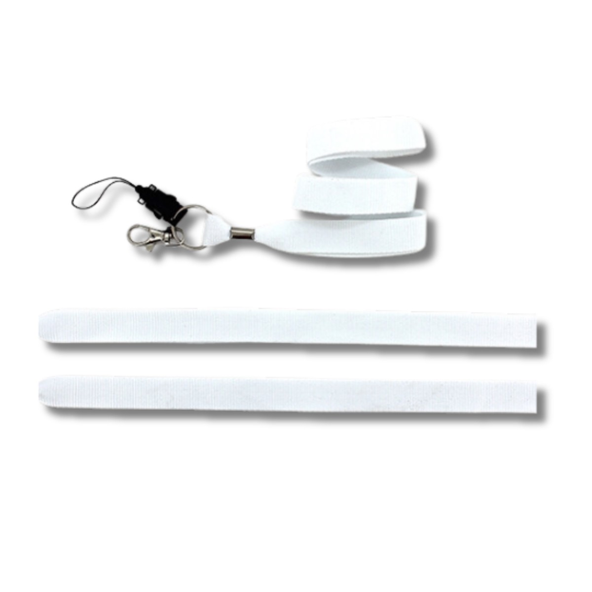 LANYARDS - PLAIN WHITE COLOUR