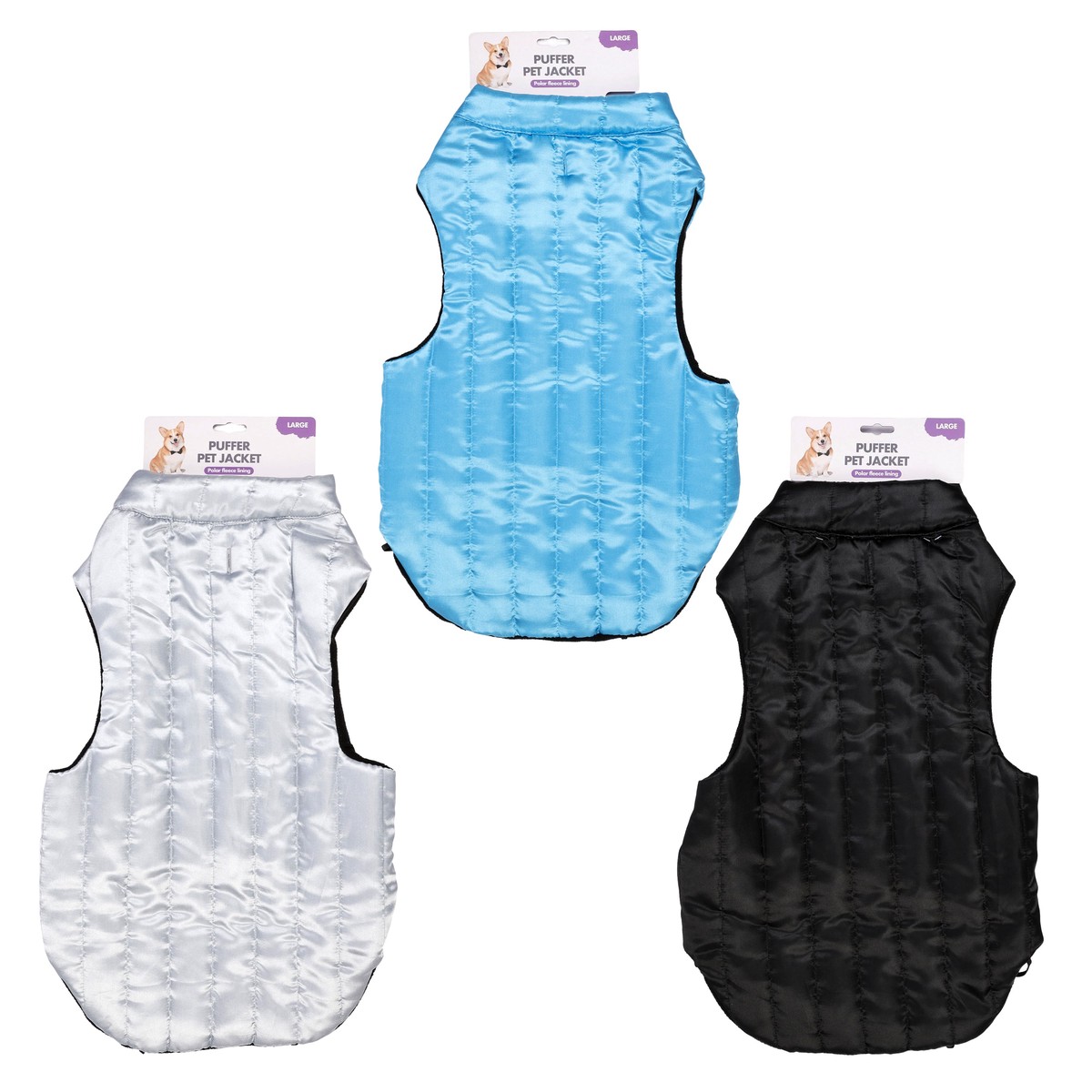 Pet Jacket Reverse Puffer 60cm
