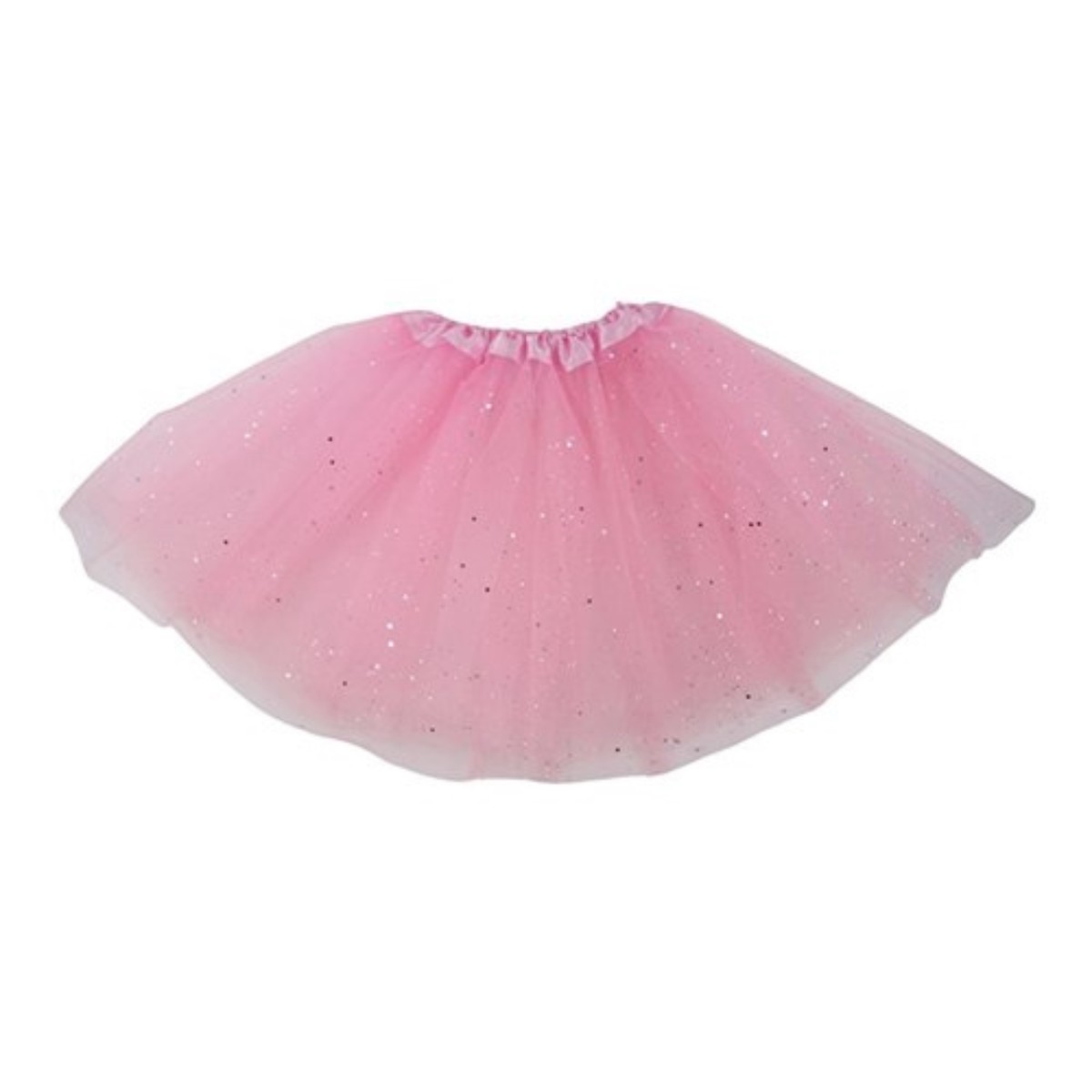 3 Layer Blush Pink Tutu With Sequin Glitter 30cm