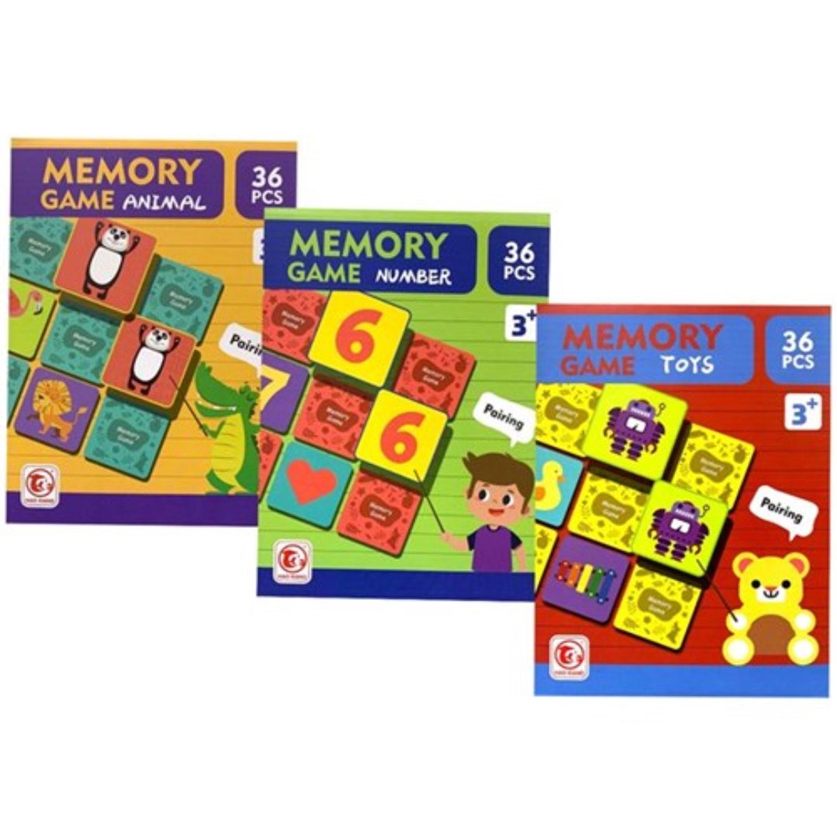 36pce Memory Game Puzzles