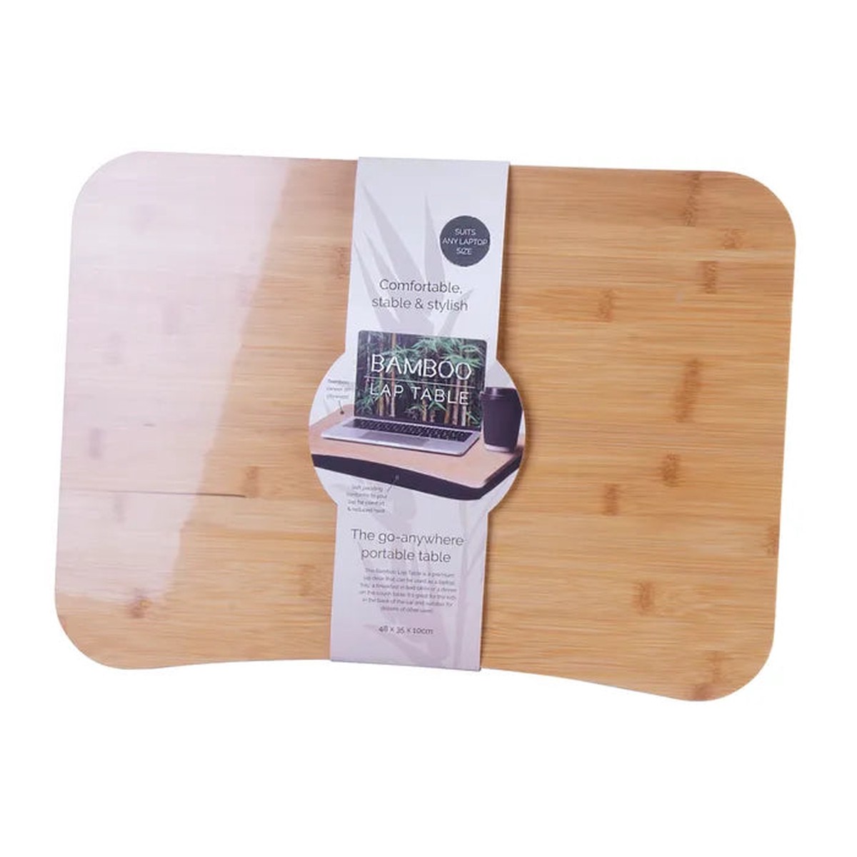 Bamboo Lap Cushion Desk 48x35cm