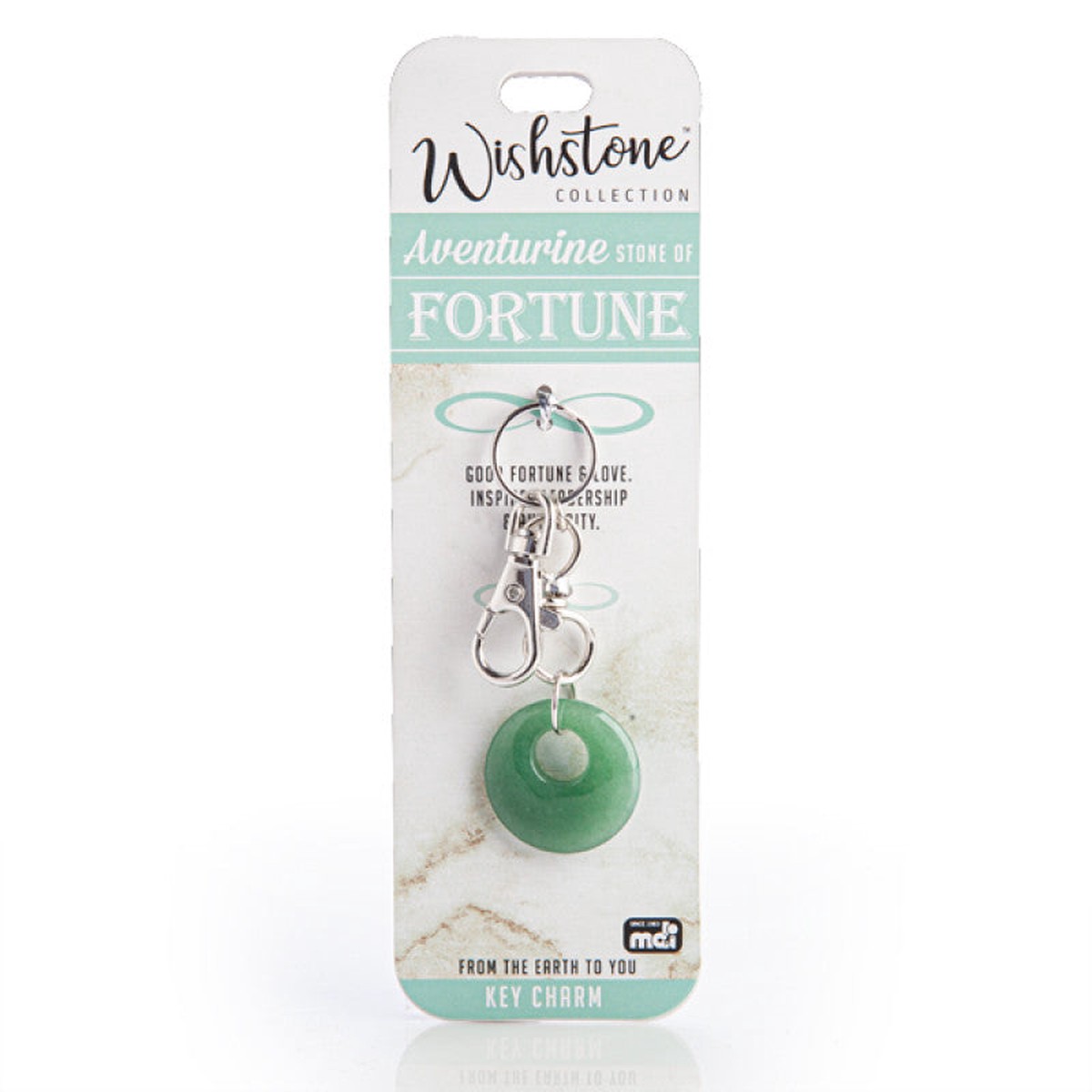 Aventurine Key Charm