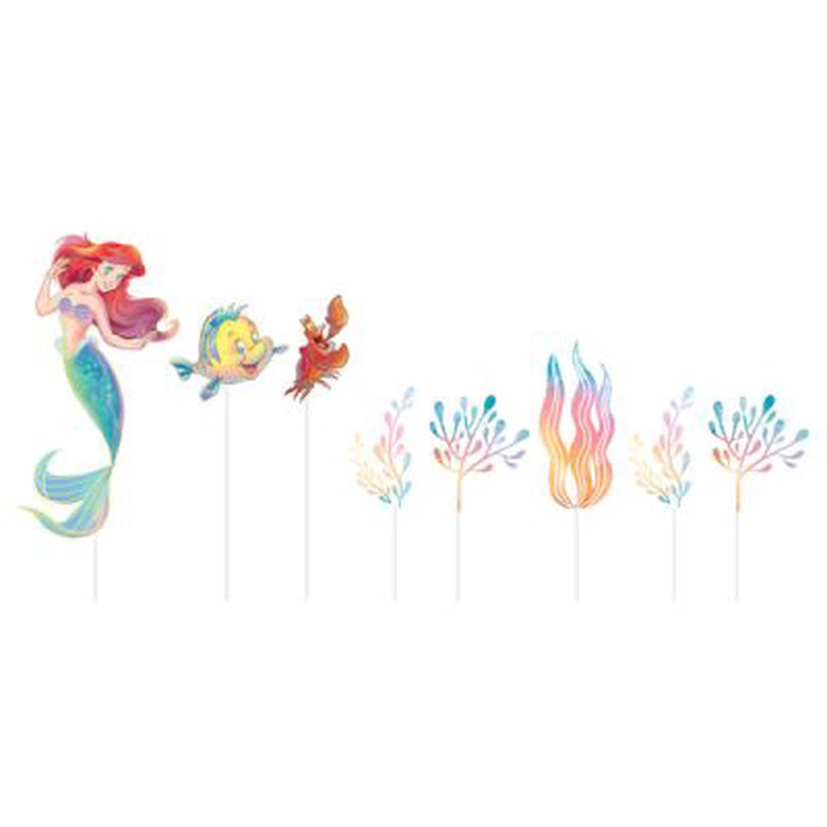 The Little Mermaid Cake Decorating Kit 8Pk