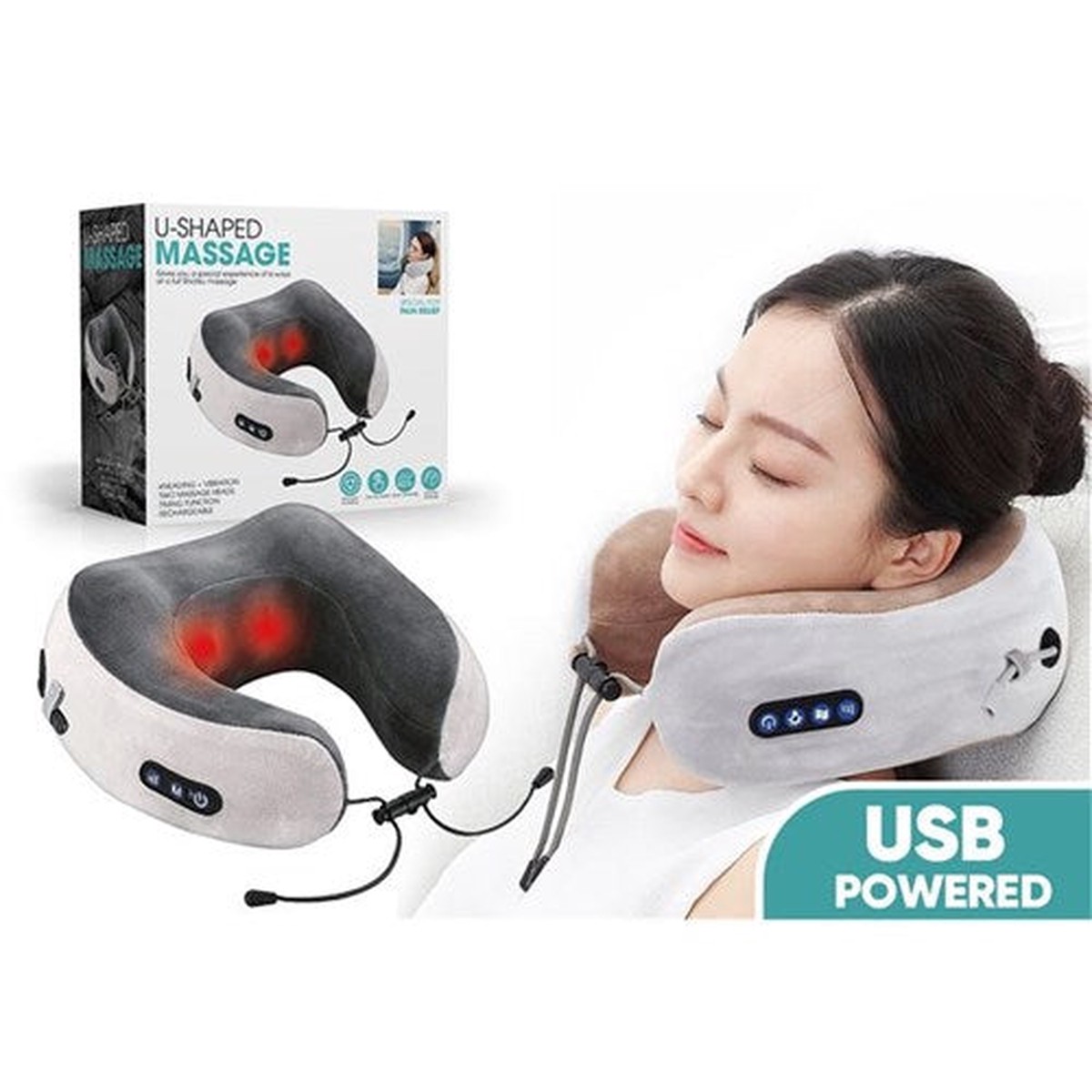 U-Shaped Neck Massager USB Charged