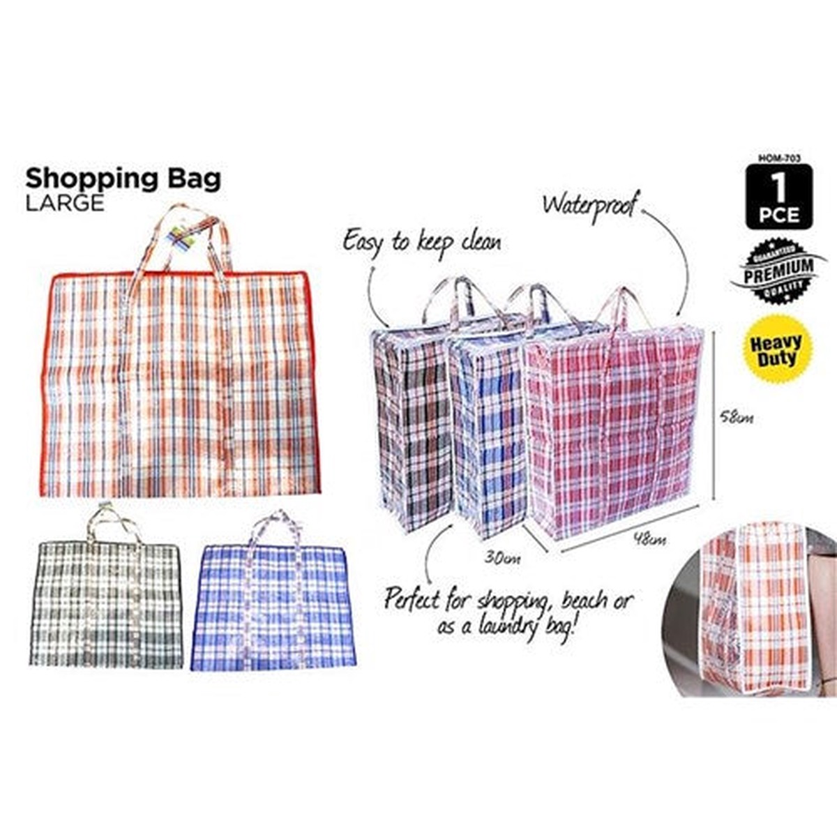 Shopping Bags 58x48x31cm Striped