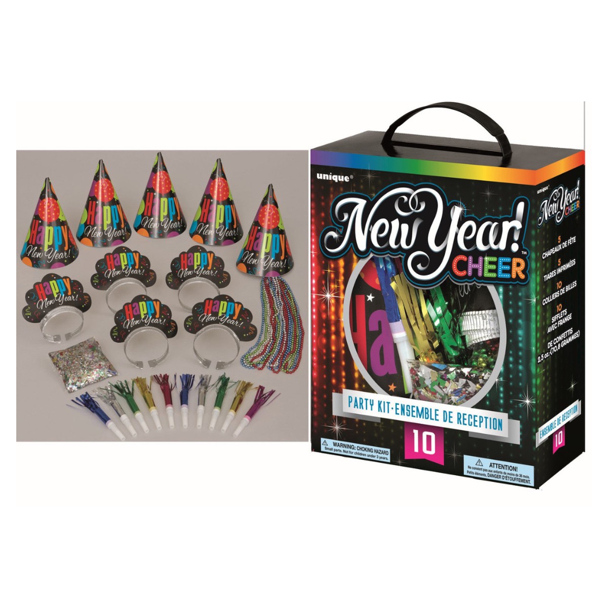 New Years Cheer Party Kit For 10