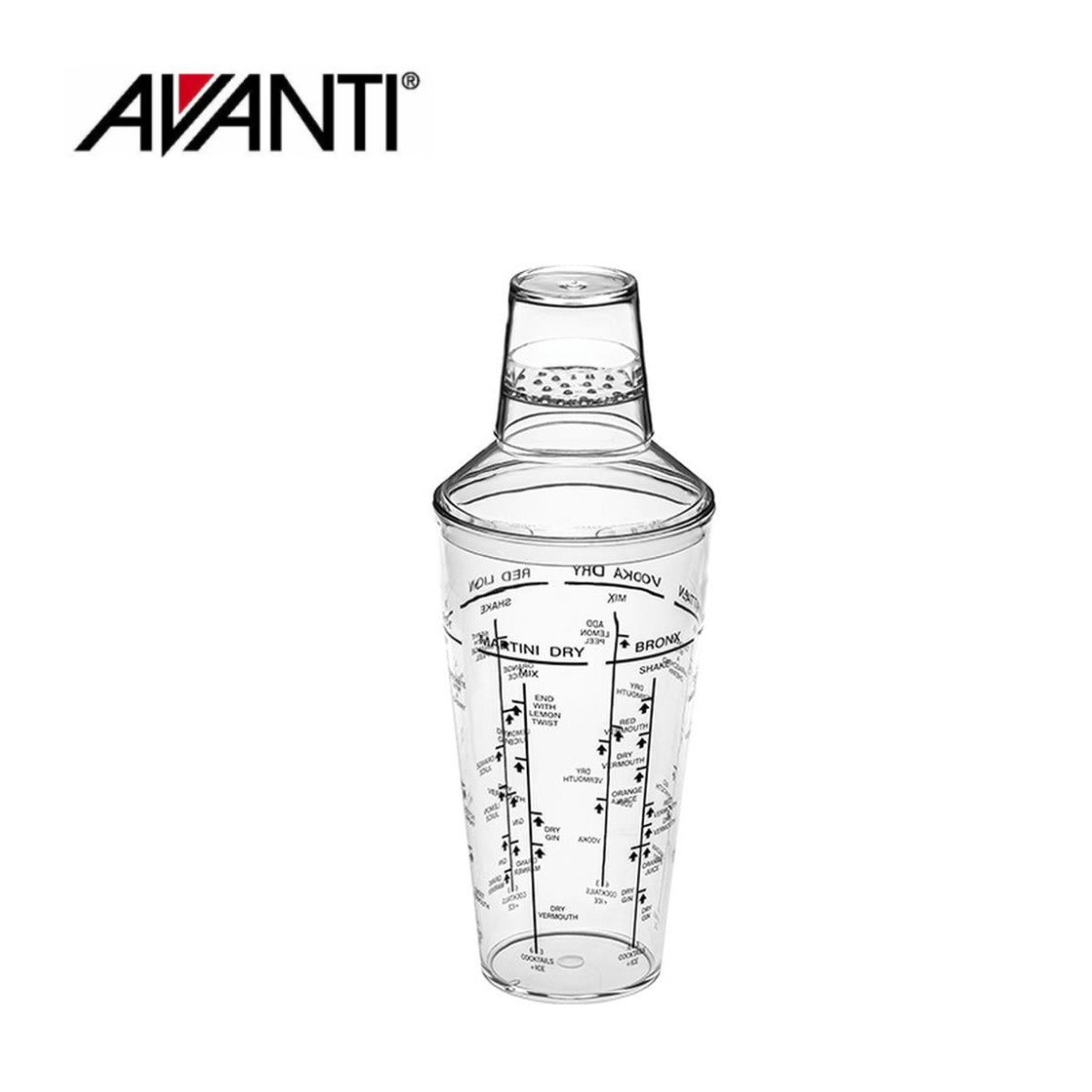Avanti 700Ml Acrylic Cocktail Shaker
