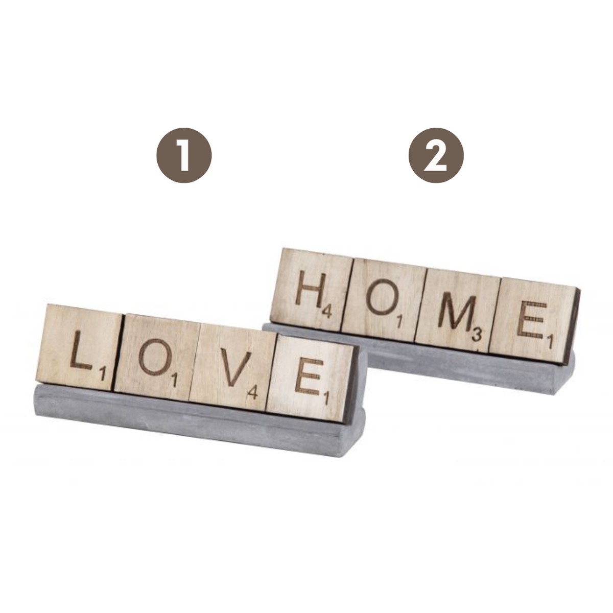 Emporium Home and Love Scrabble 2 Asstd