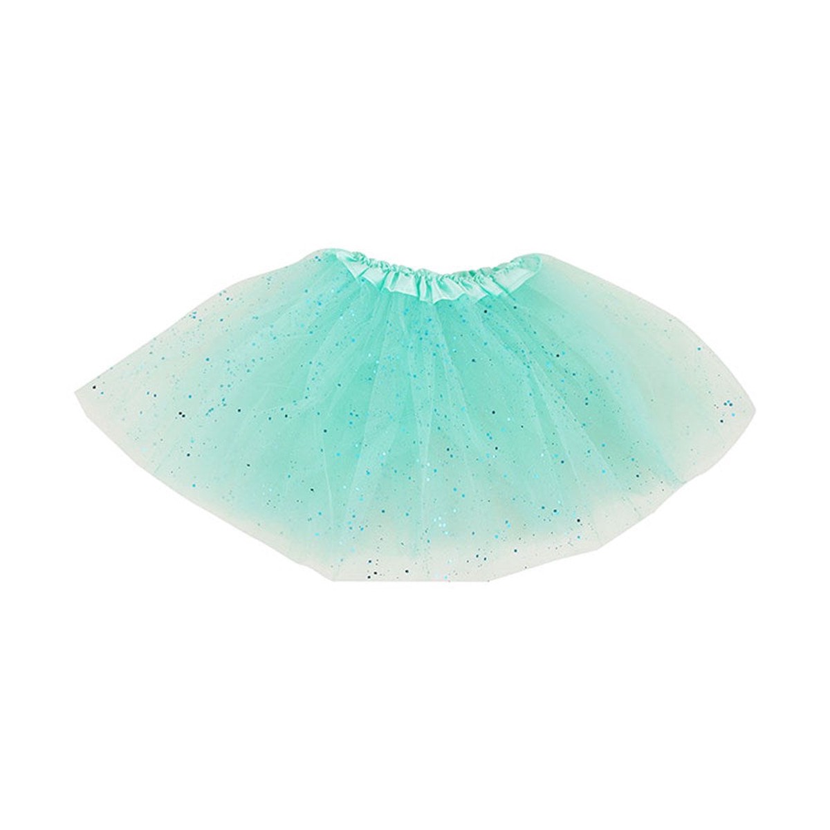 30CM 3 LAYER TEAL TUTU WITH SEQUIN