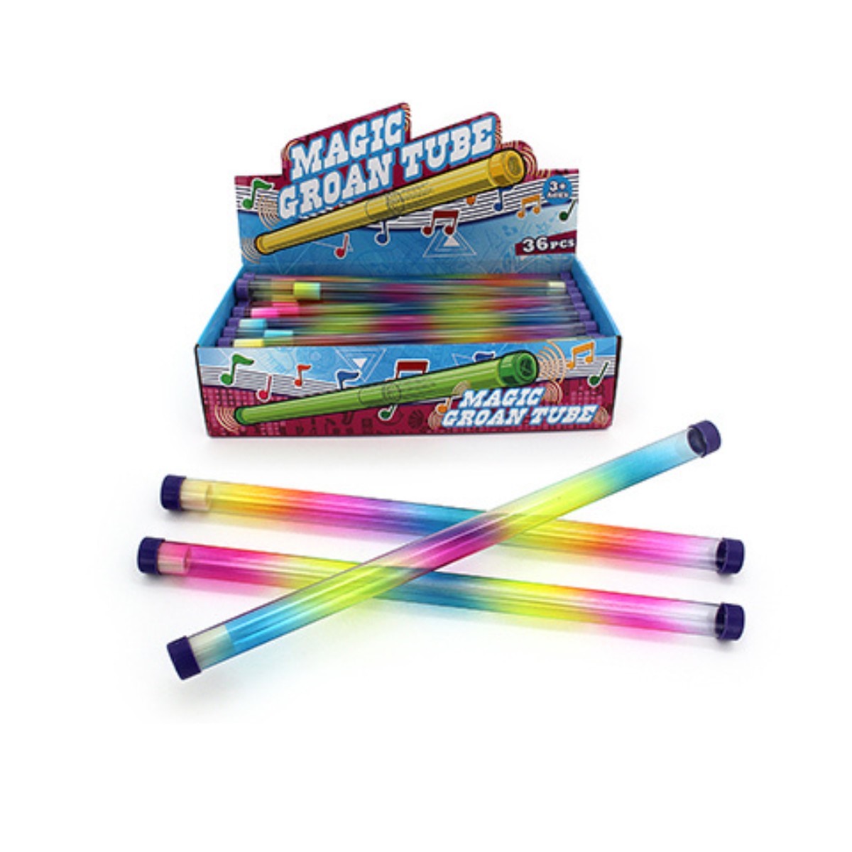 Rainbow Groan Tube 40Cm Made In Taiwan