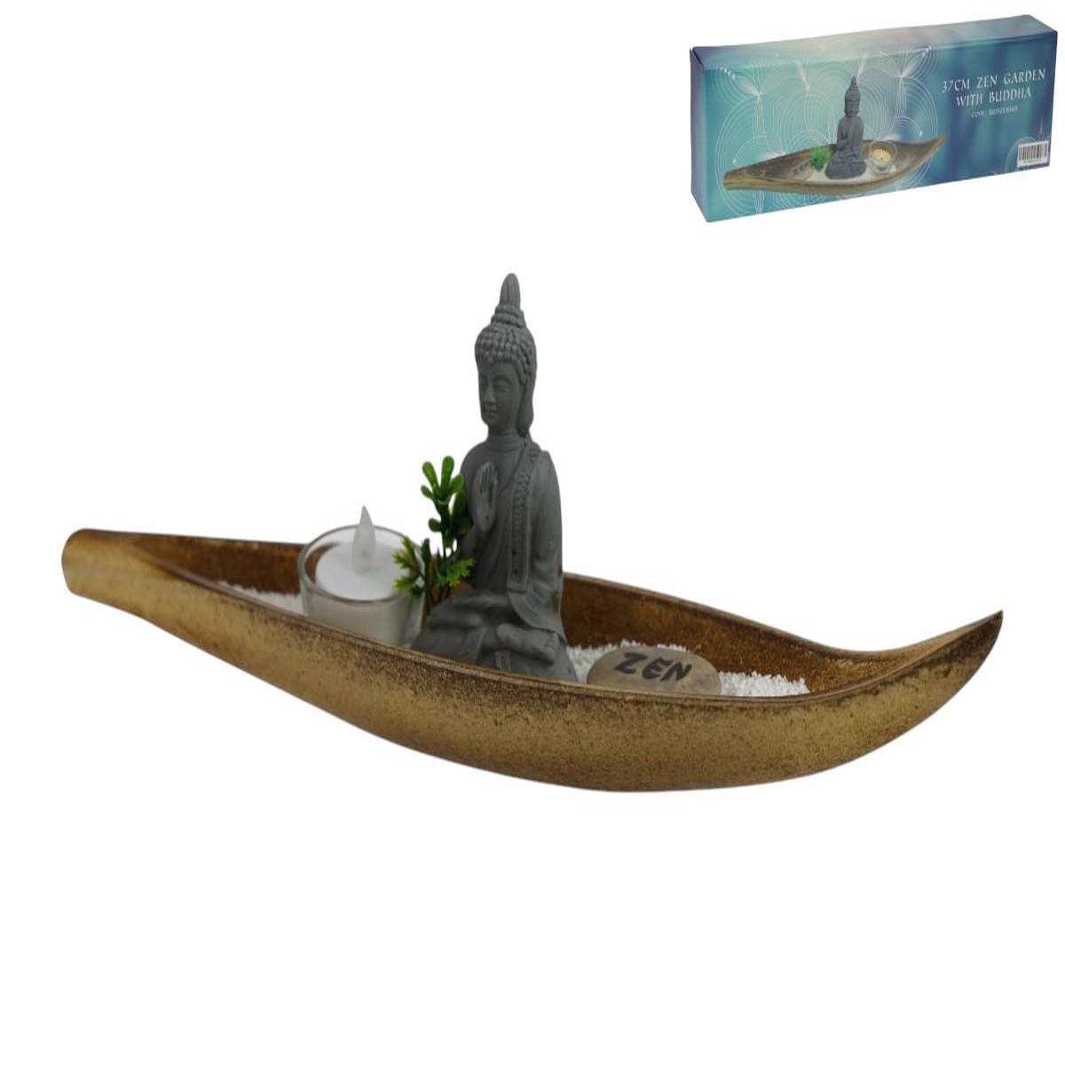 37CM ZEN GARDEN W/BUDDHA