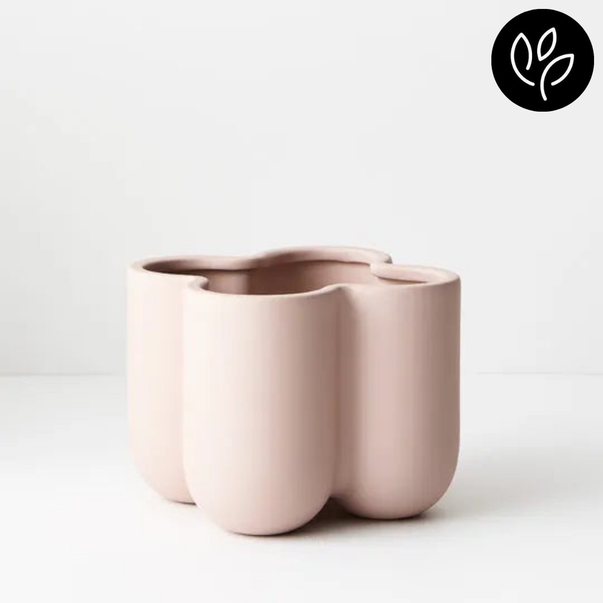 Vase Nirassa Light Pink 17cmlx14cmh