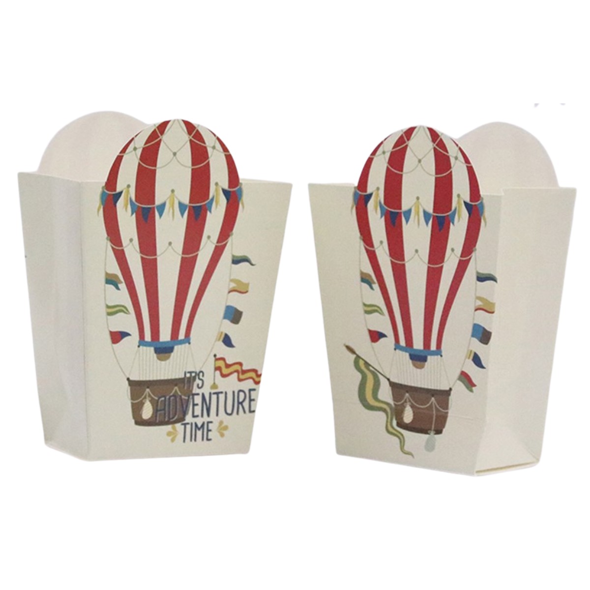 Vintage Hot Air Balloon Loot Box - Pk Of 6