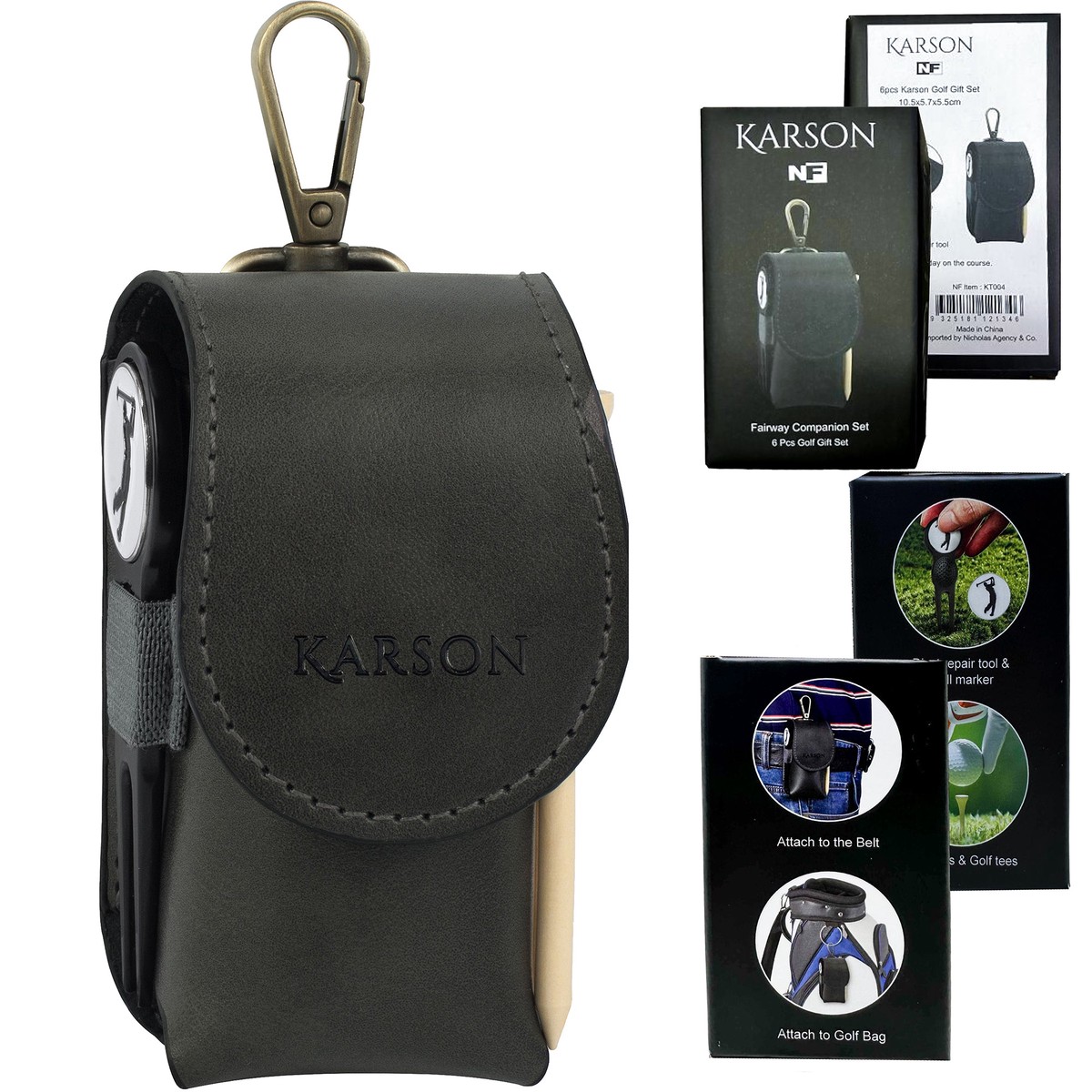 6pcs Karson Golf Gift Set 10x8