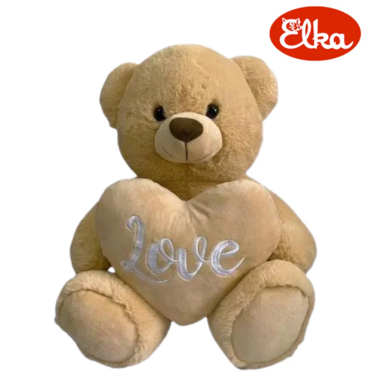 Belle Bear with Heart Beige 30cm