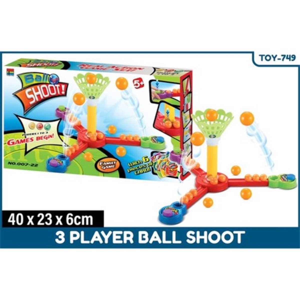 1pack Ball & Shoot Table Game
