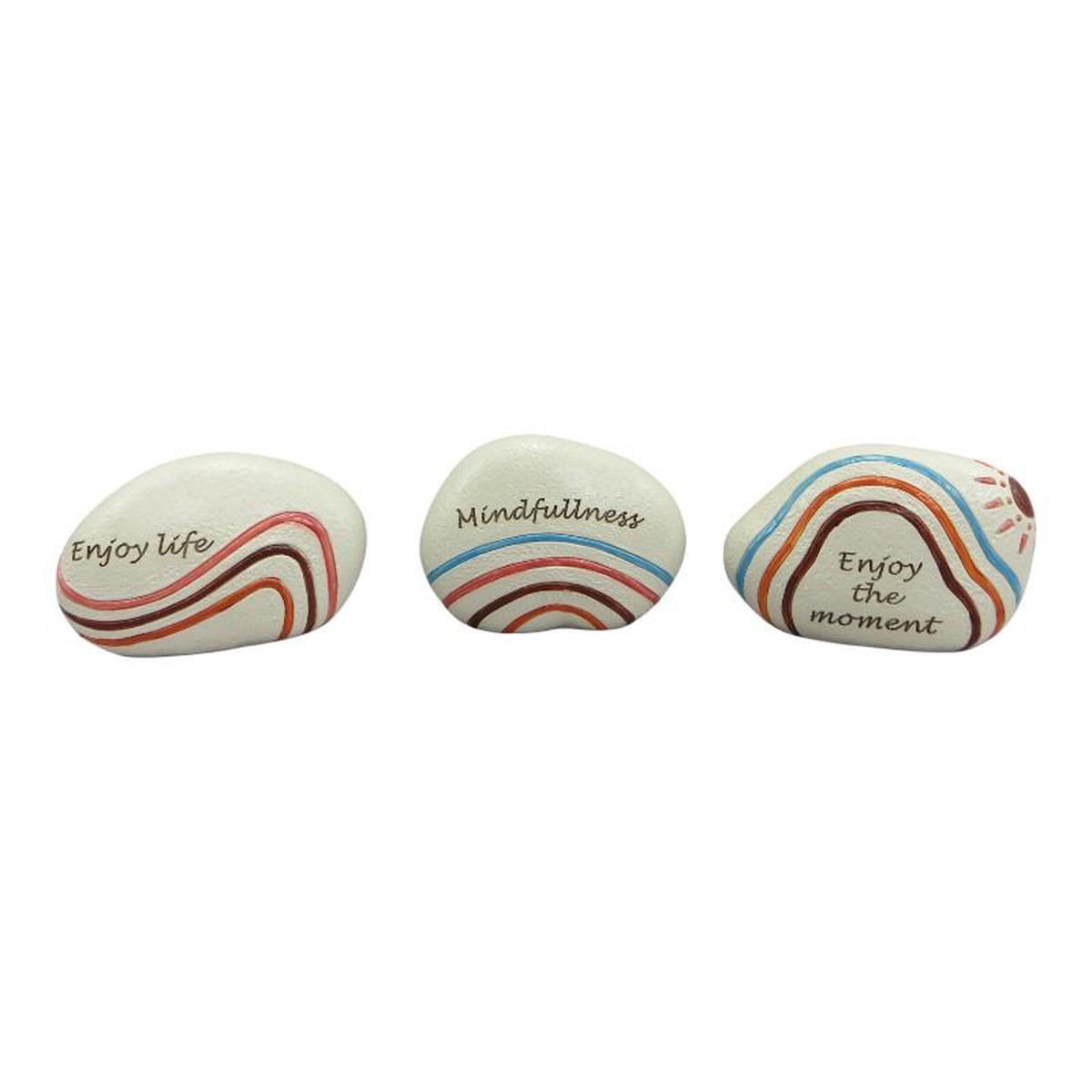 6cm Rock with Inspiration & Gratitude Word