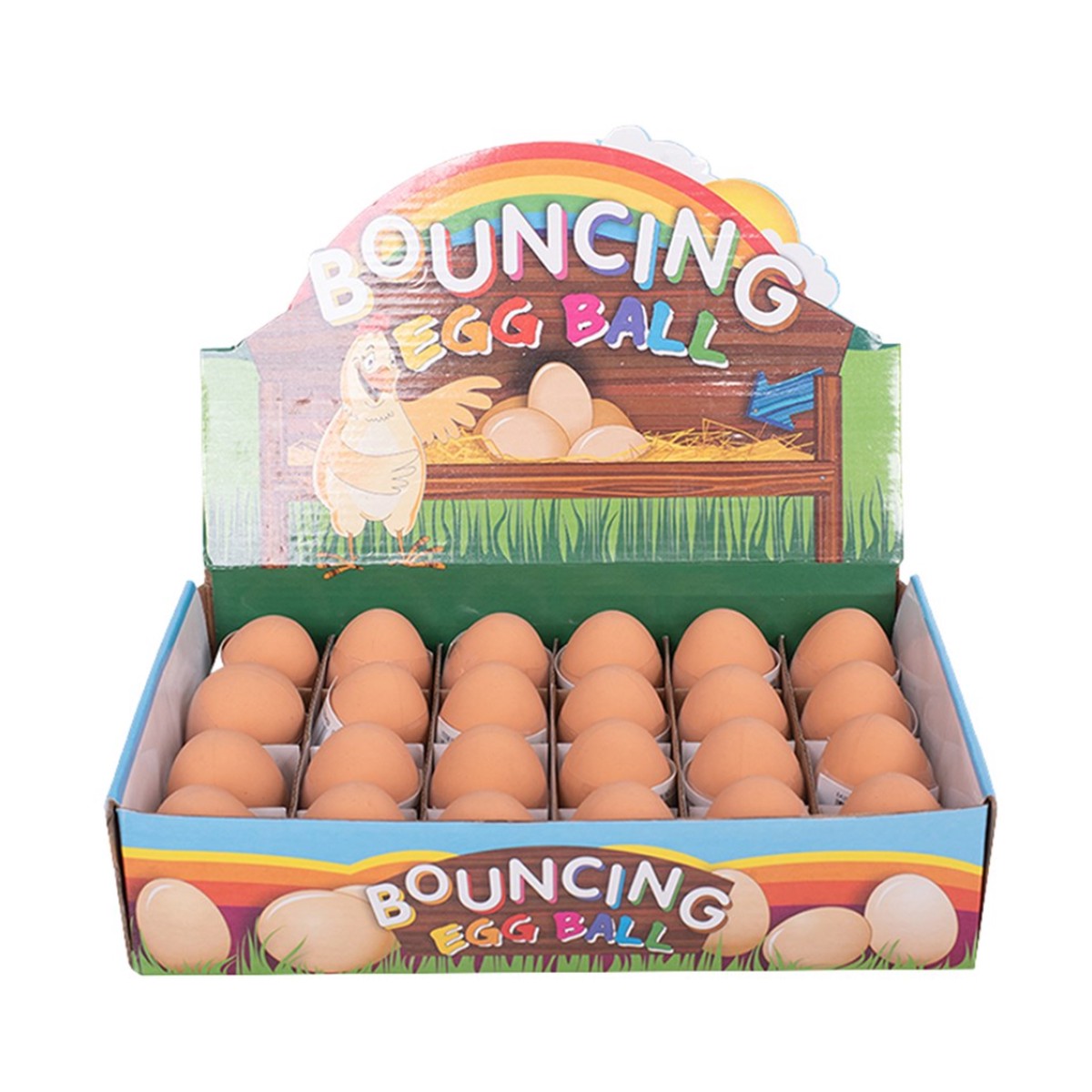 Bouncing 54Mm Rubber Egg