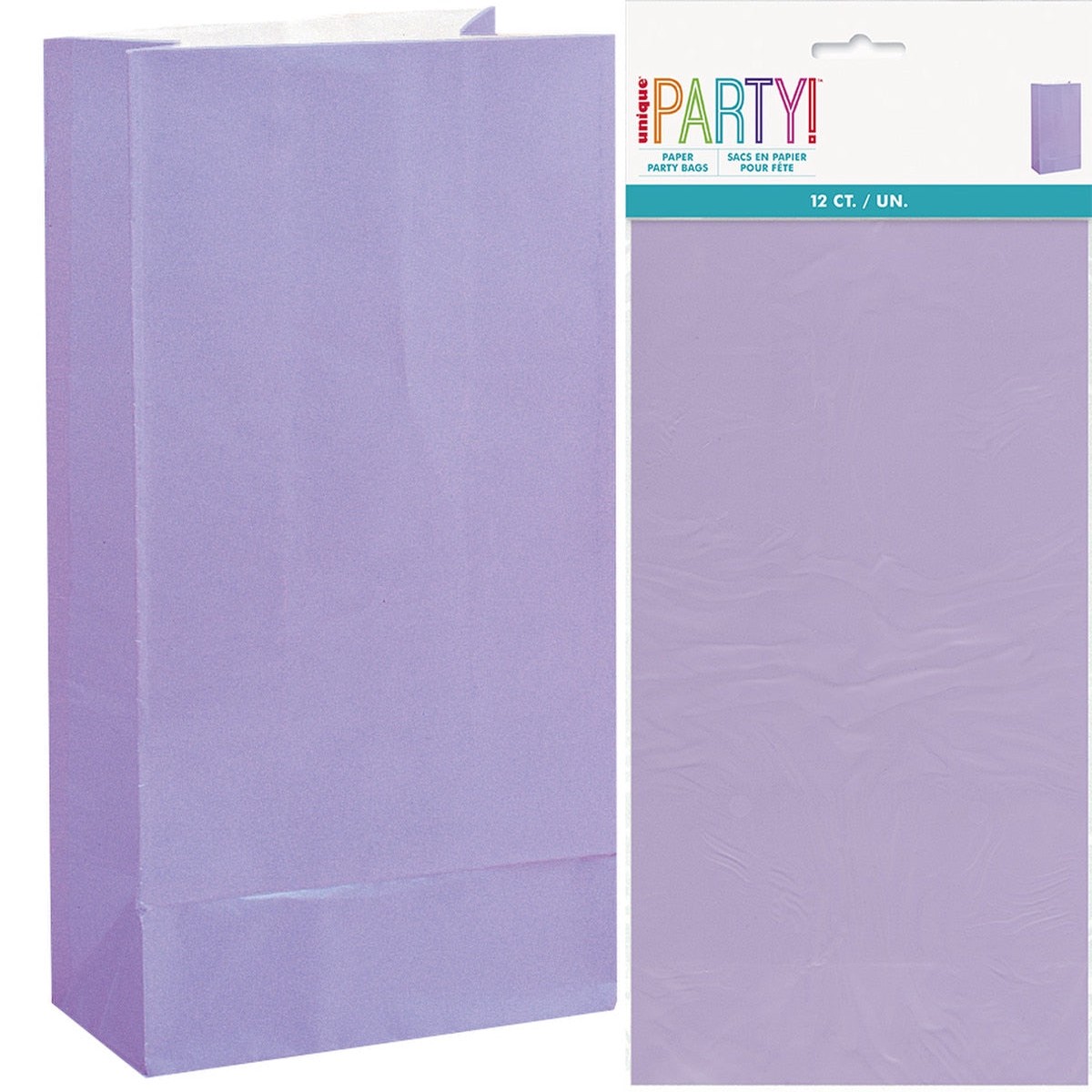 12 Paper Bags - Lavender
