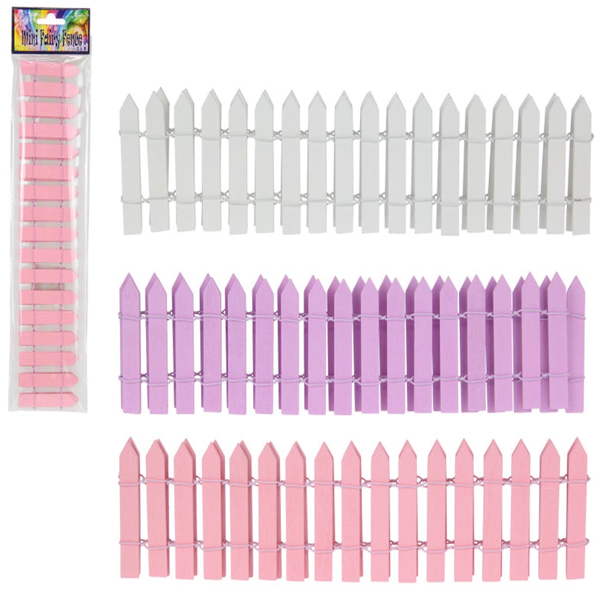 60CM LONG &7CM HIGH FAIRY GARDEN FENCE 3