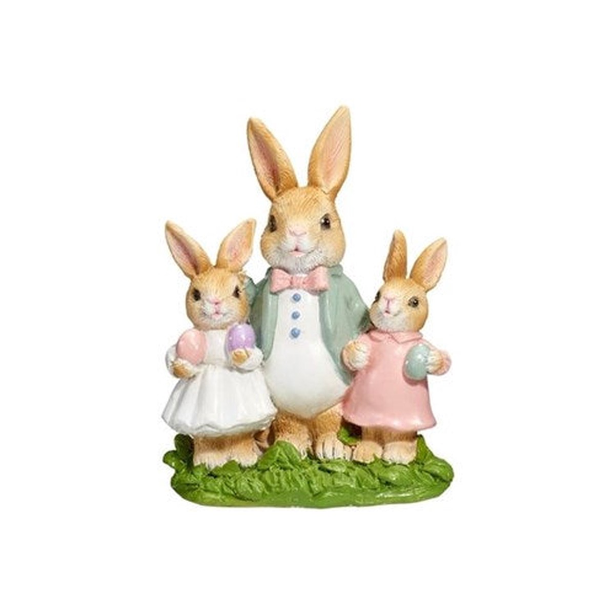 Bunny Family Polyresin 13cm