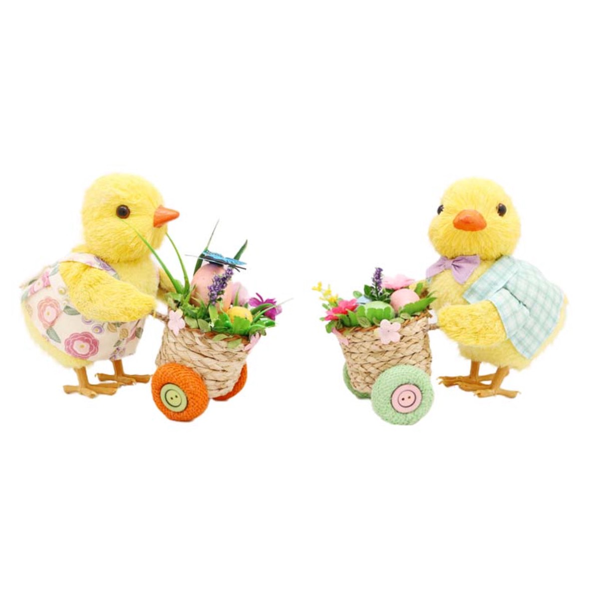 Easter Chicks with Basket Trolley Assorted