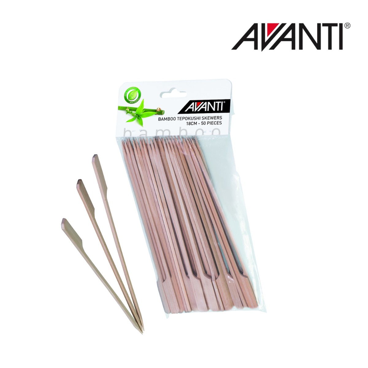 Avanti B Tepokushi Skewers 18Cm 50Piece