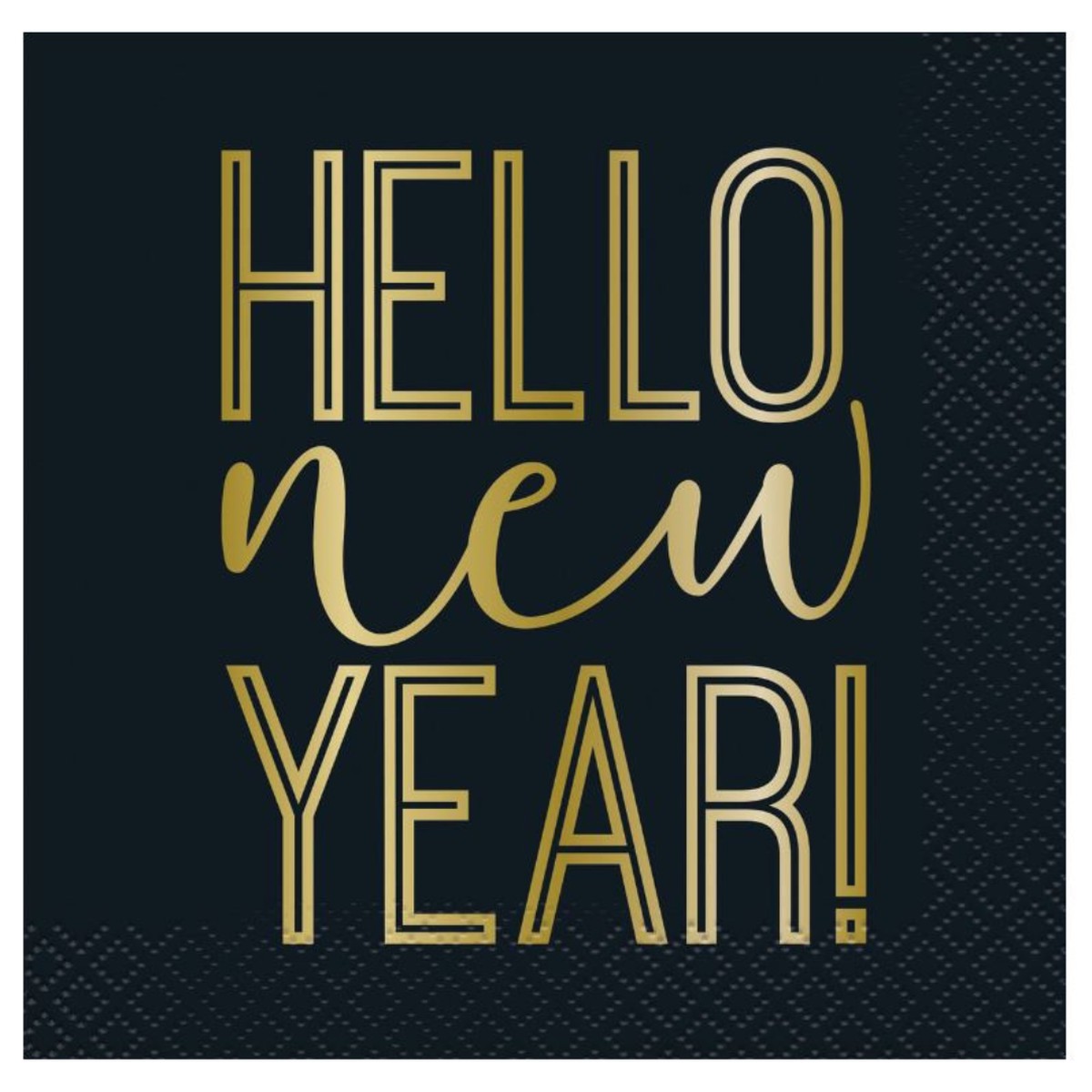 Roaring New Year 16 Luncheon Napkins 2ply 33cm x 33cm (13in x 13in)