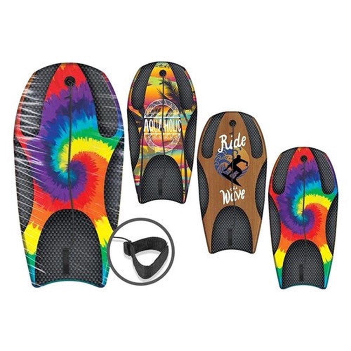 Holographic Body Board w/leash 94cm