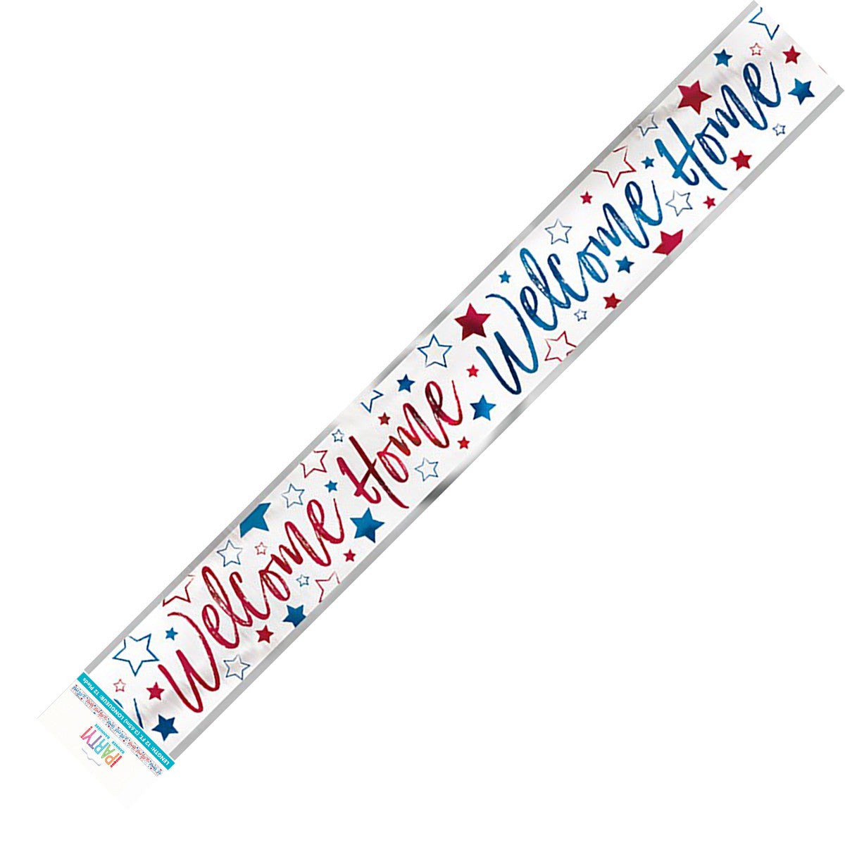 Welcome Home Red, White & Blue Foil Banner 12ft