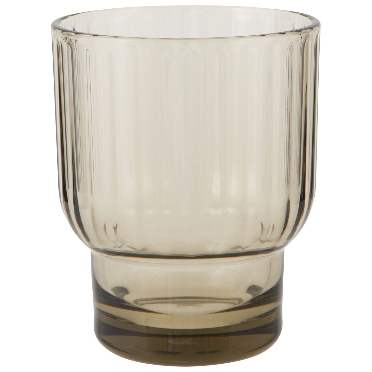 Acrylic Fluted DOF Glass - Olive Green