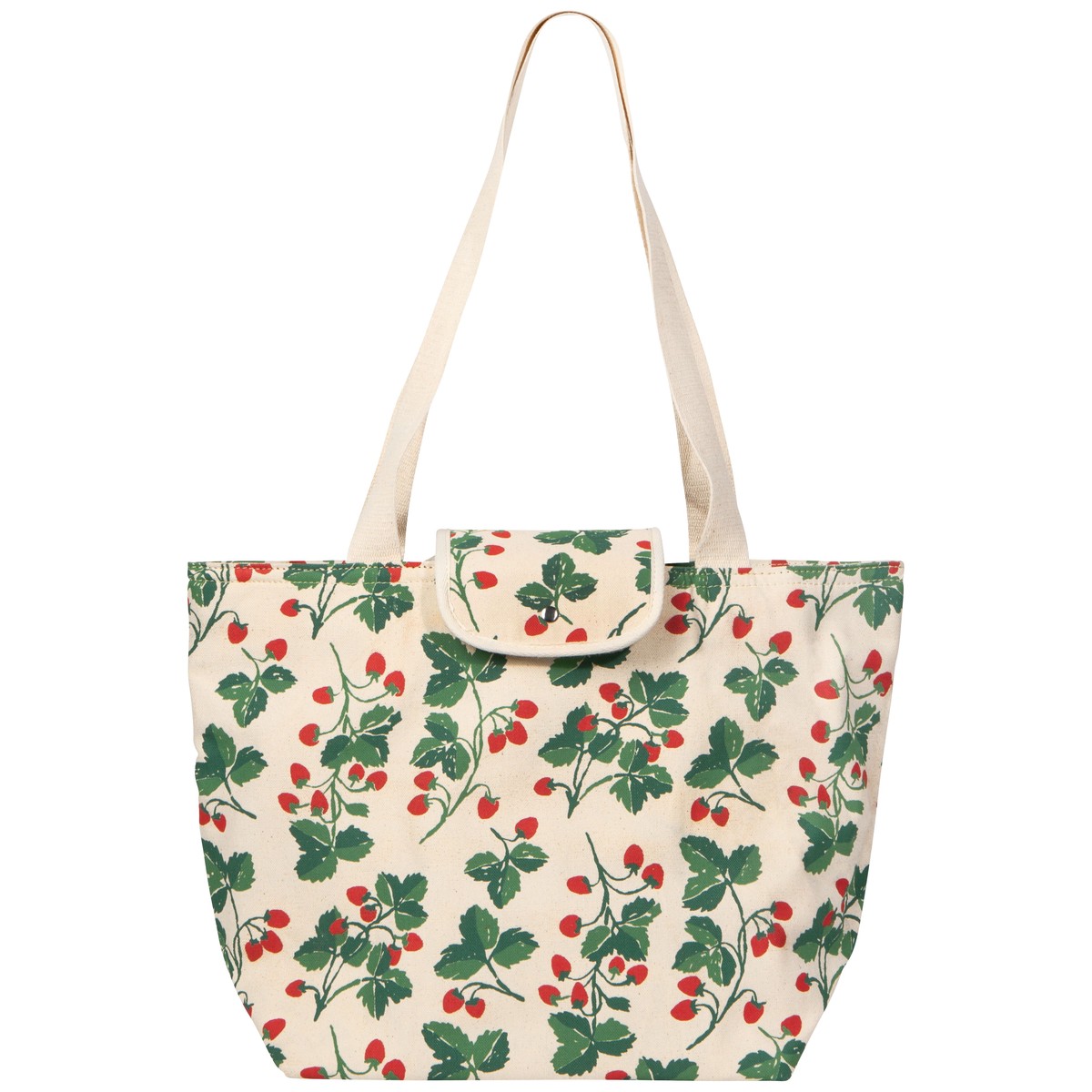 Folding Insulated Tote - Berry Bramble