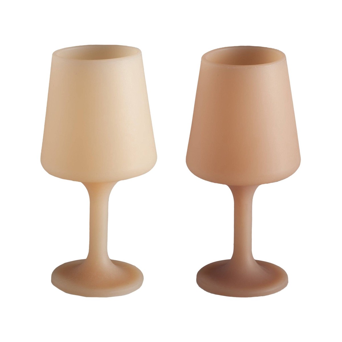 Wheat + Oat Silicone Wine Glasses
