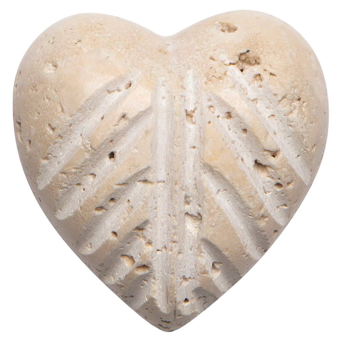 Medium Beige Marble Heart