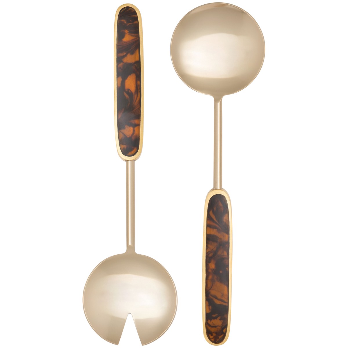 Salad Server Set - Tortoiseshell