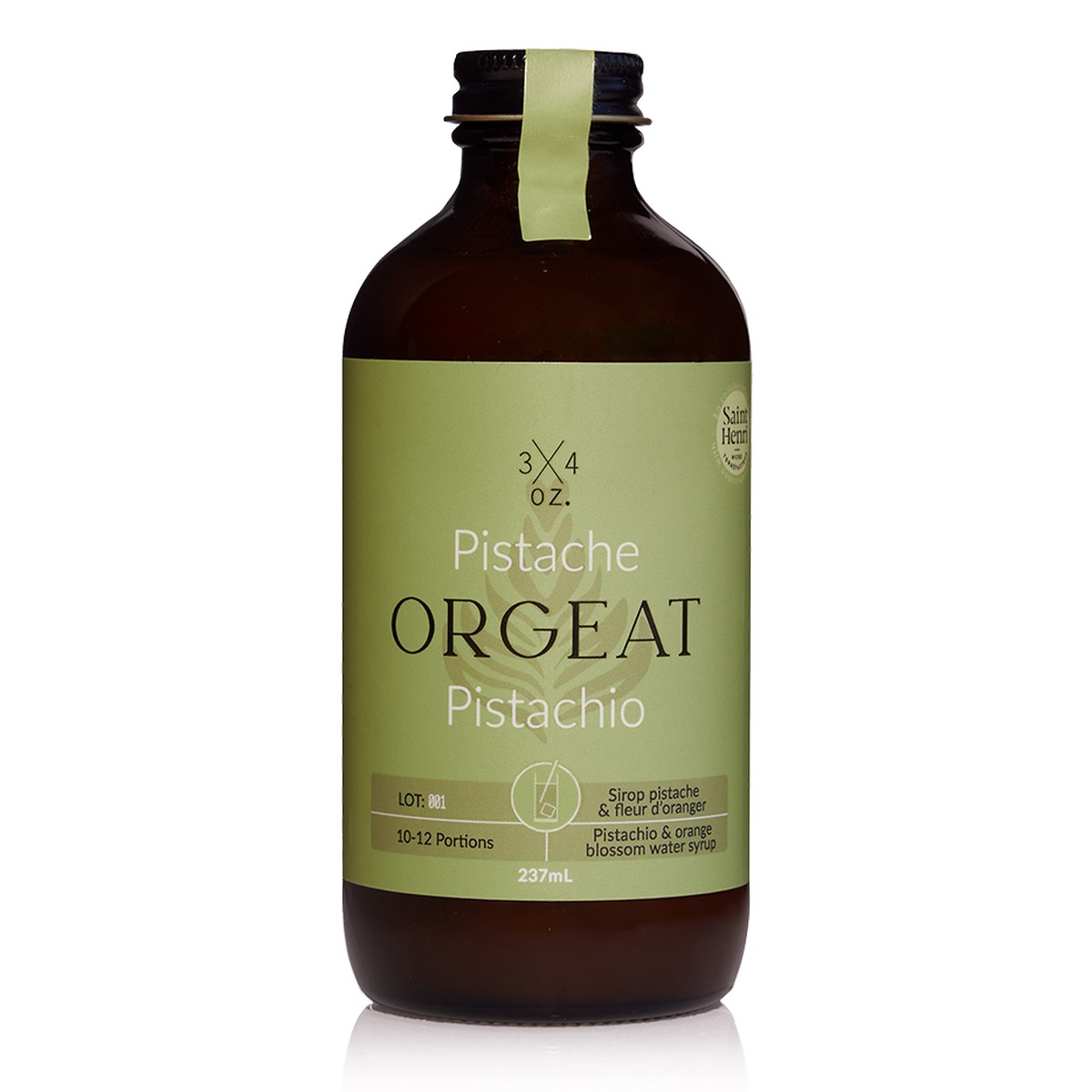 3/4 oz. Pistachio Orgeat