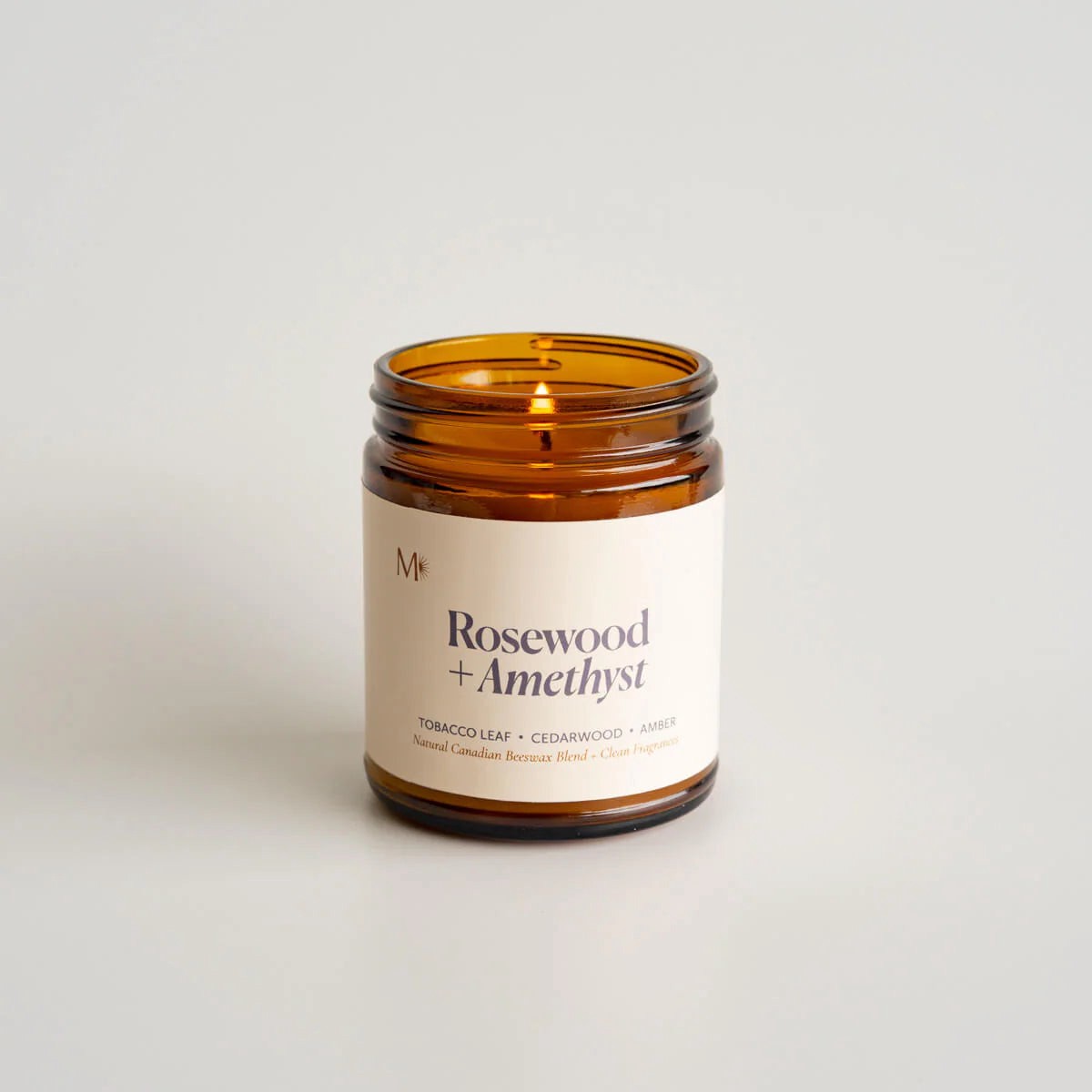 Misiyo Candle - Rosewood + Amethyst