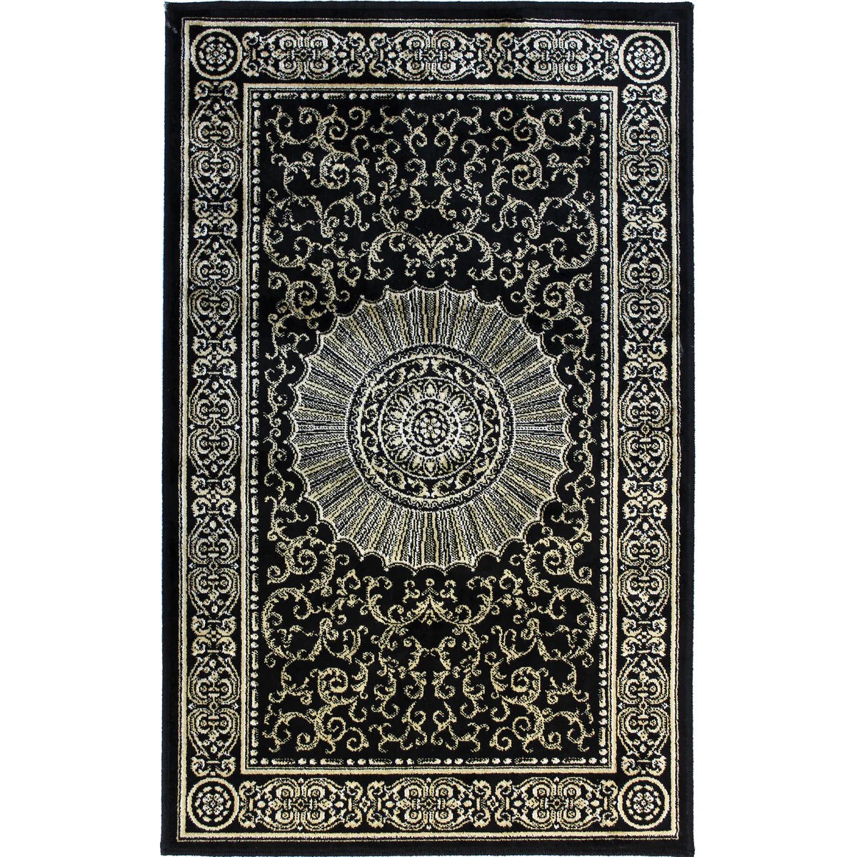 2' x 8' Elsa Black Runner