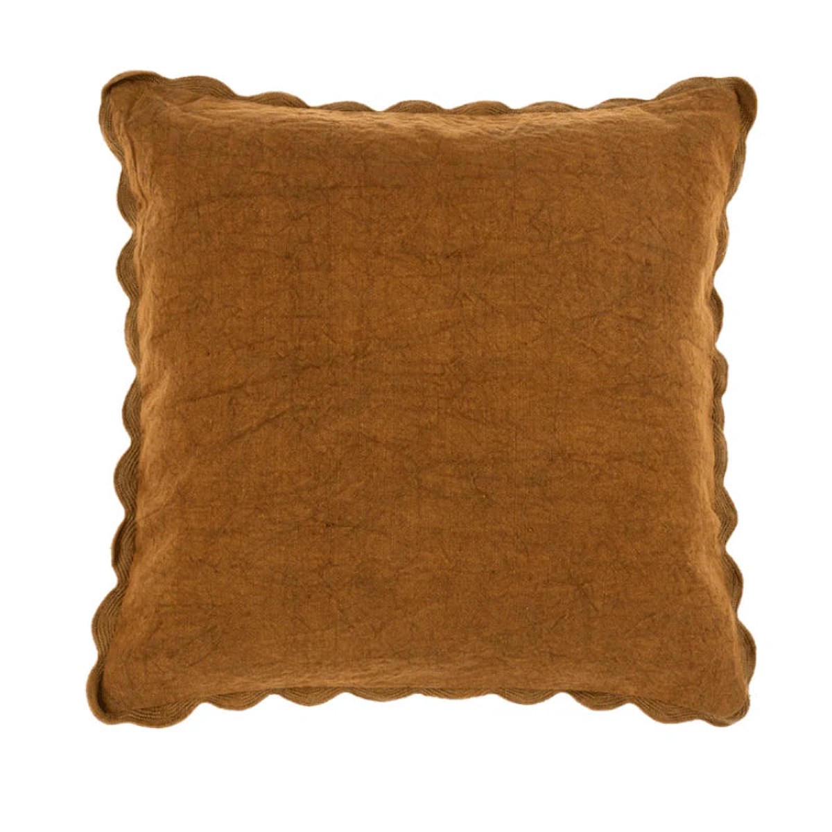 Bronze Scalloped Edge Pillow
