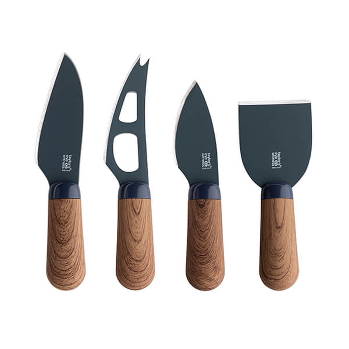 4pc Brooklyn Walnut Cheese Knife Set