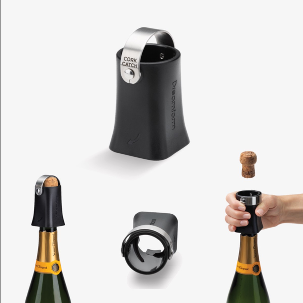 Champagne Popper Cork Catcher - Black