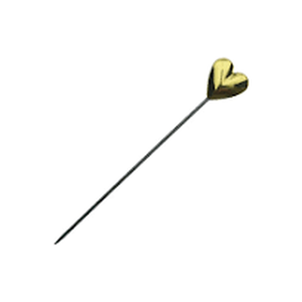 Cocktail Pick - Gold Heart