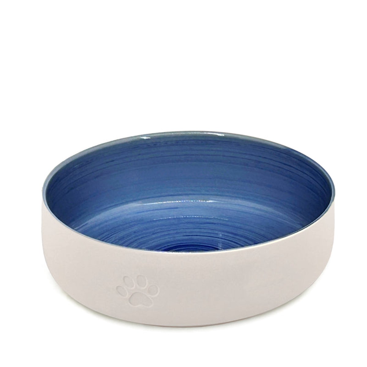 Large Blue Paws Pet Bowl